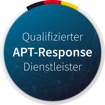 Qualifizierter APT-Response-Dienstleister gemäß Bundesamt für Sicherheit in der Informationstechnik (BSI)