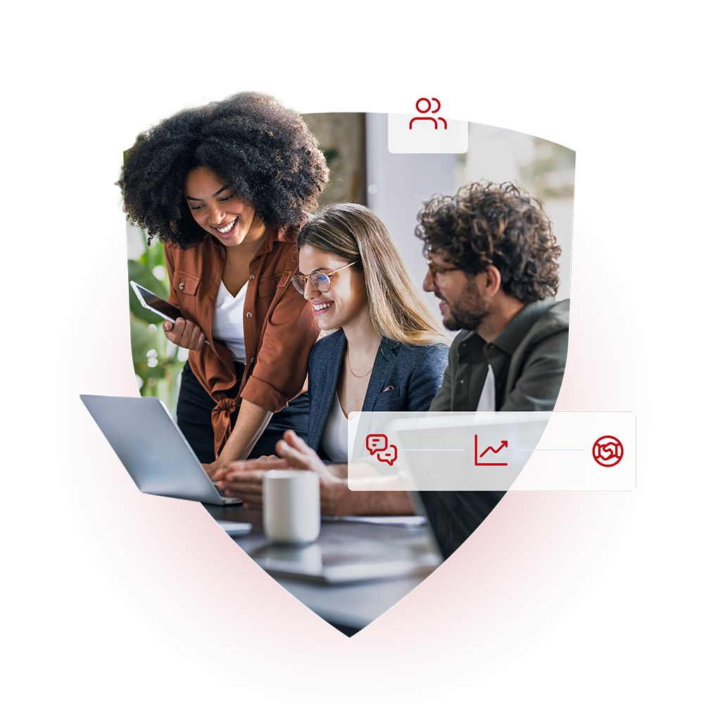 Steigern Sie Ihren Preisnachlass allein durch Ihr Engagement. G DATA Partner in einem Schutzschild